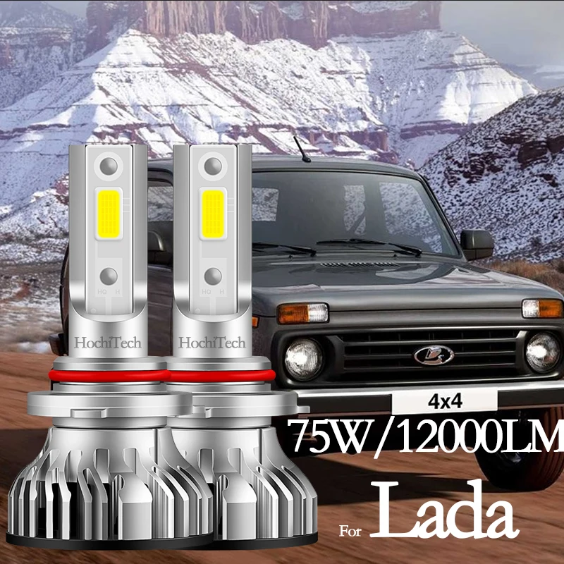 

Для Lada Granta Vesta XRAY Largus Niva VAZ Дальний свет ближний свет фары светодиодные противотумансветильник фары H1 H7 H11