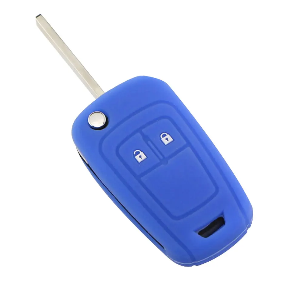 

Silicon Car 2 Buttons Car Key Case Cover for Opel Vauxhall Corsa Insignia Astra MOKKA Zafira Remote Key Protector Holder
