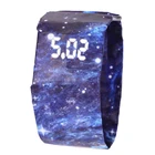 Часы наручные мужские электронные светодиодные, модные креативные водонепроницаемые повседневные спортивные, с бумажным ремешком