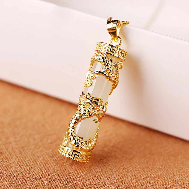 Дизайнерское ожерелье с подвеской из натурального золота 12 знаками Зодиака |