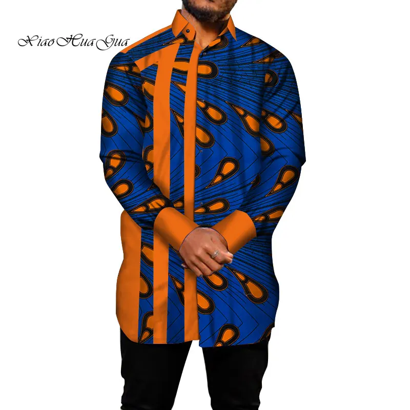 Рубашка с Африканским принтом повседневные рубашки для вечевечерние офиса