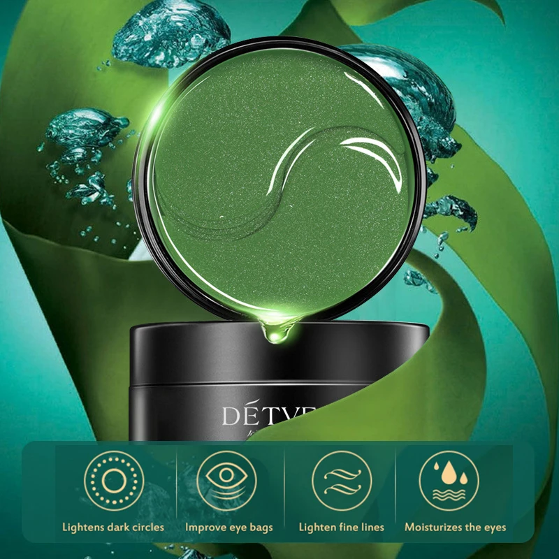 Коллагеновая маска с зелеными водорослями натуральные Увлажняющие гелевые