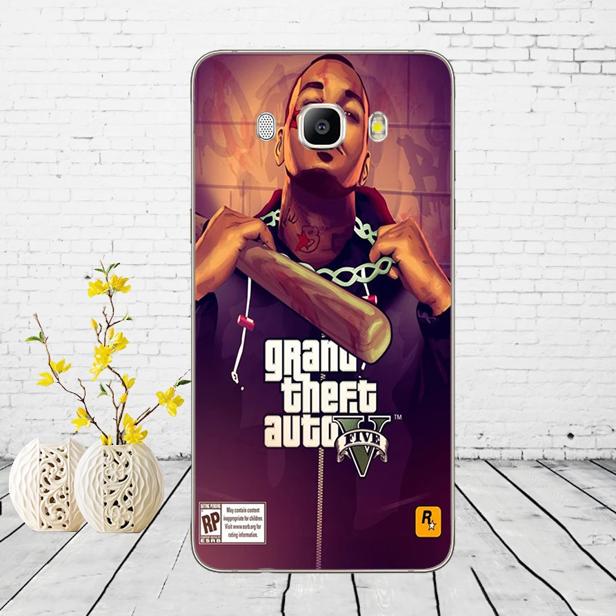 33DD Grand Theft Auto GTA V Мягкий силиконовый чехол для Samsung Galaxy A3 a5 A6 A8 j3 j5 j7