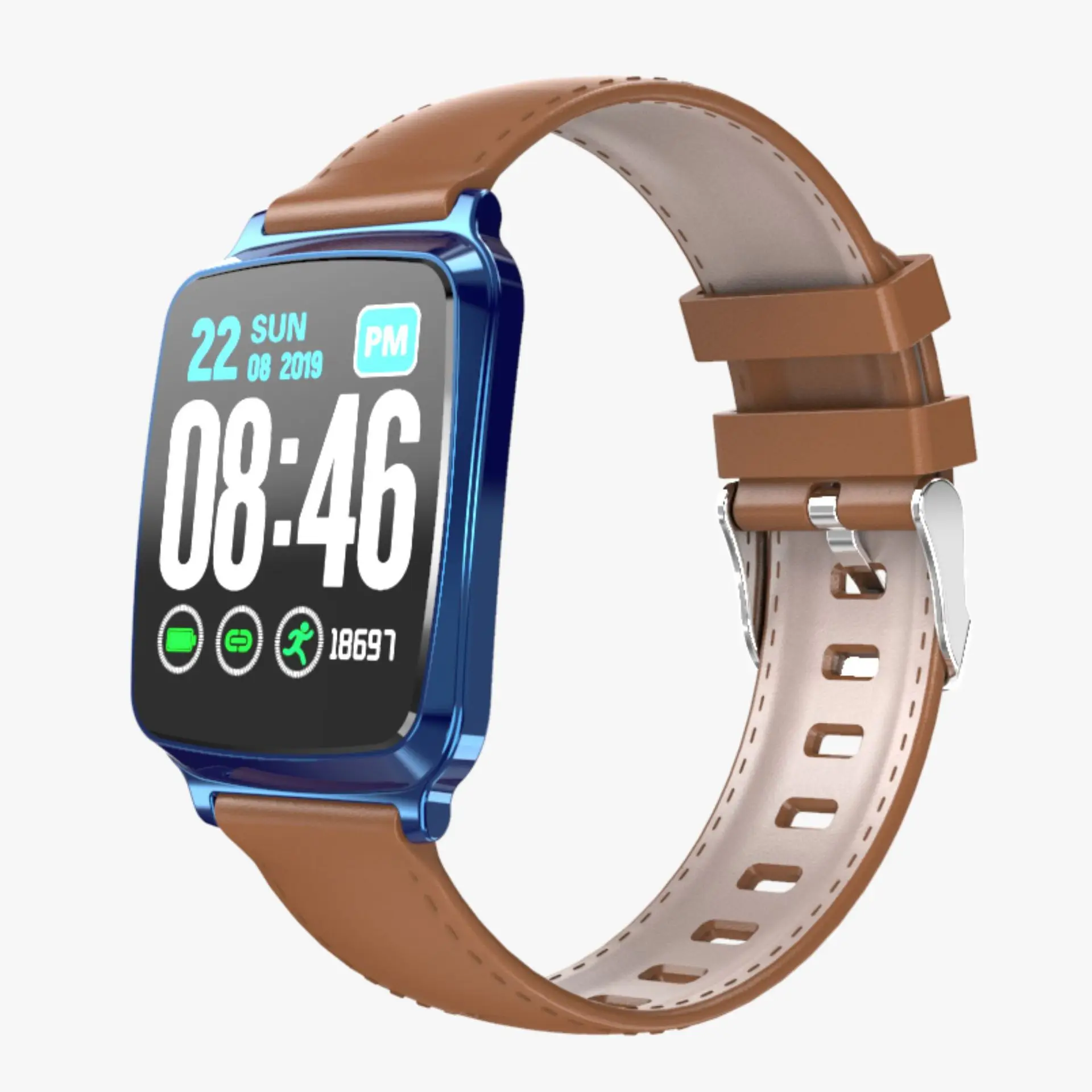 

M8 Bluetooth Smart Watch Intelligent Bracelet Heart Rate Blood Pressure Multifunctional Sports Fitness Wristband PI67 Waterproof