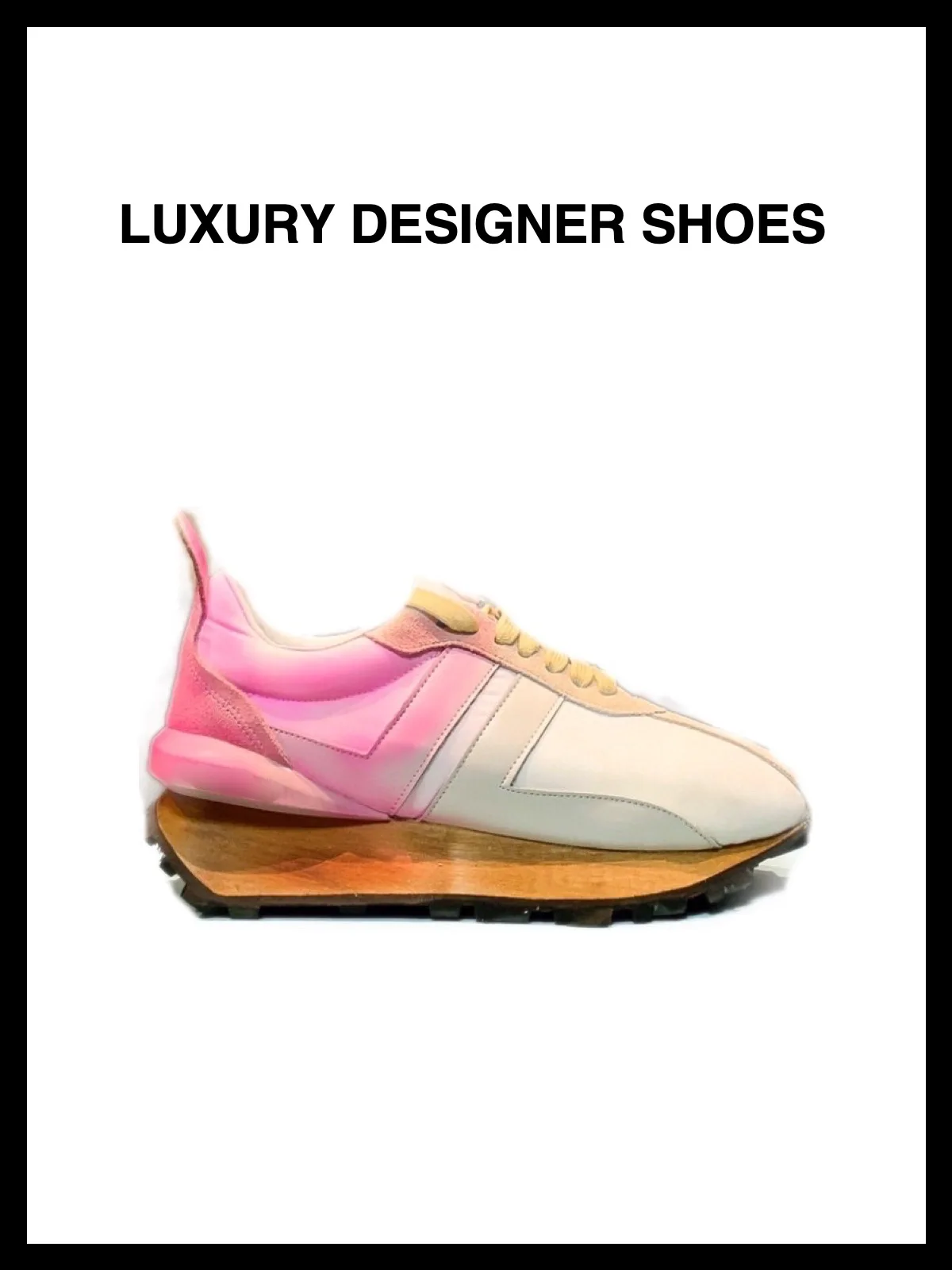 

Luxury Designer Shoes Women Sneakers Platform Running Shoes Real Leather AAA High End Quality Real Photos