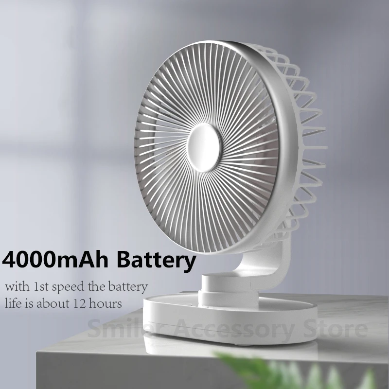 Настольный мини вентилятор бесшумный зарядка от USB 5 В|USB-гаджеты| |