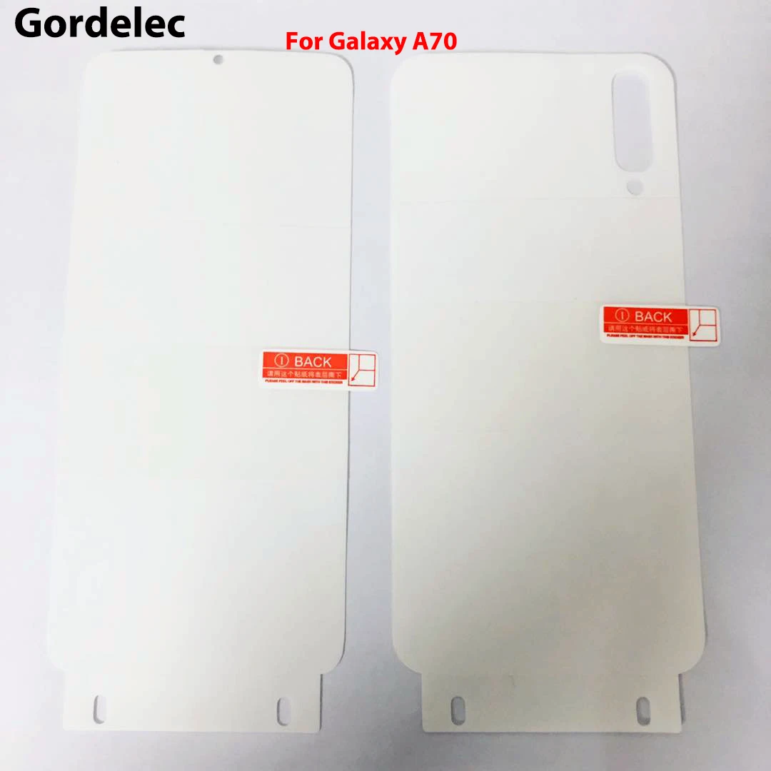2 шт. 15D Защитная пленка для Samsung Galaxy A70 A60 A50 A10 A8 A7 TPU|Защитные стёкла и плёнки