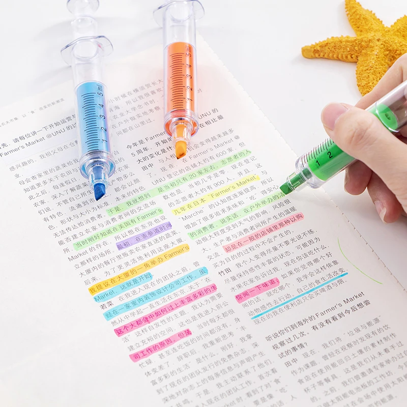 6 шт. флуоресцентная ручка-подсветка | Канцтовары для офиса и дома