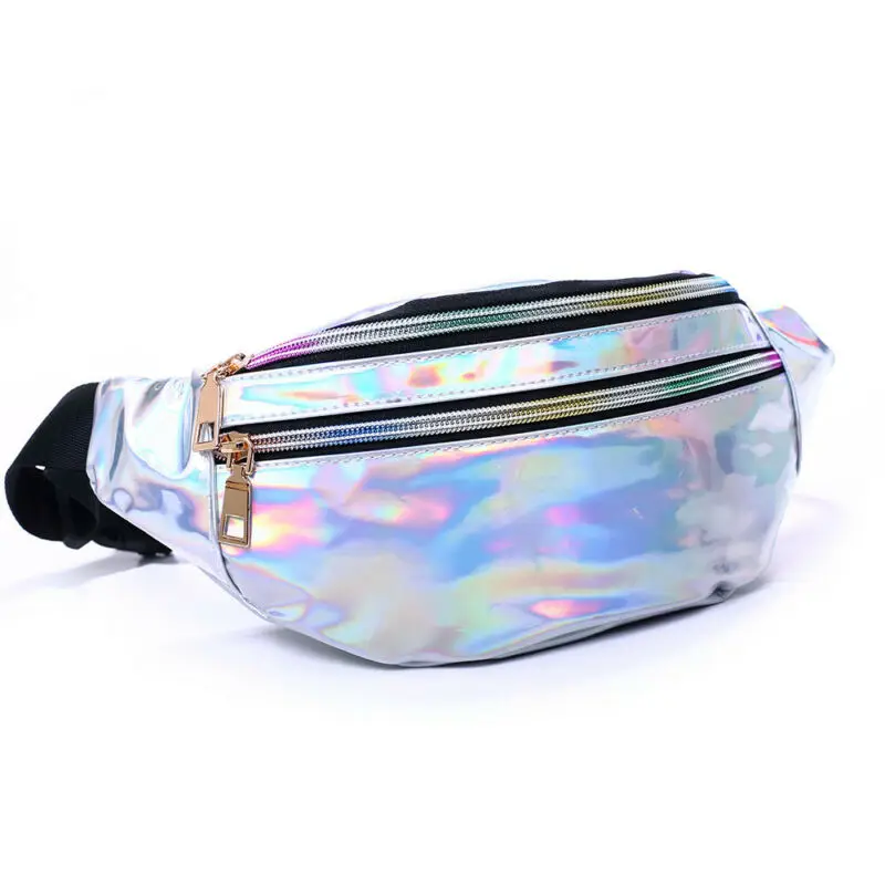 Поясная Сумка для женщин забавный кошелек с голографическим рисунком нагрудная