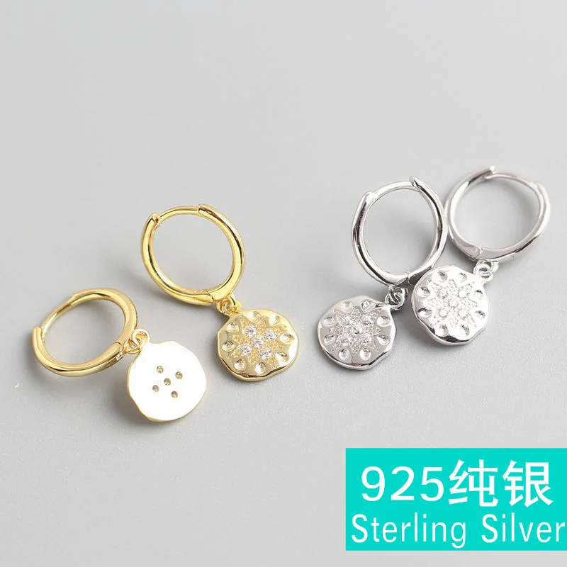 Серьги-клипсы женские из серебра 925 пробы в стиле барокко | Украшения и аксессуары