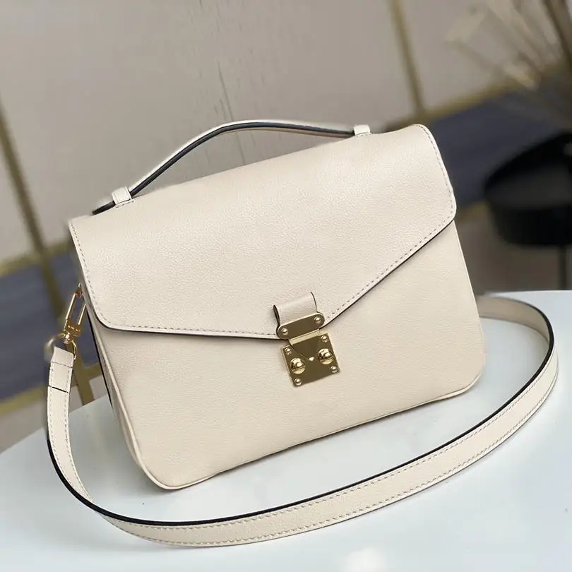 

2021 Luxury designer Famous brand Women bags Hot sale High quality classic monogram Real leather shoulder Metis pockets