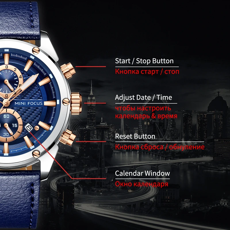 Часы наручные мужские кварцевые брендовые Роскошные повседневные