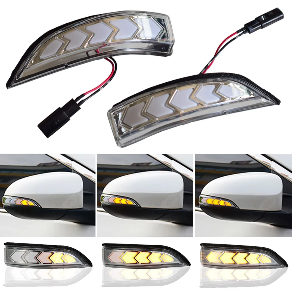 

2pcs Dynamic Scroll LED For Toyota Prius C 2012-2018 Turn Signal Light Mirror Indicator Blinker Sweeping