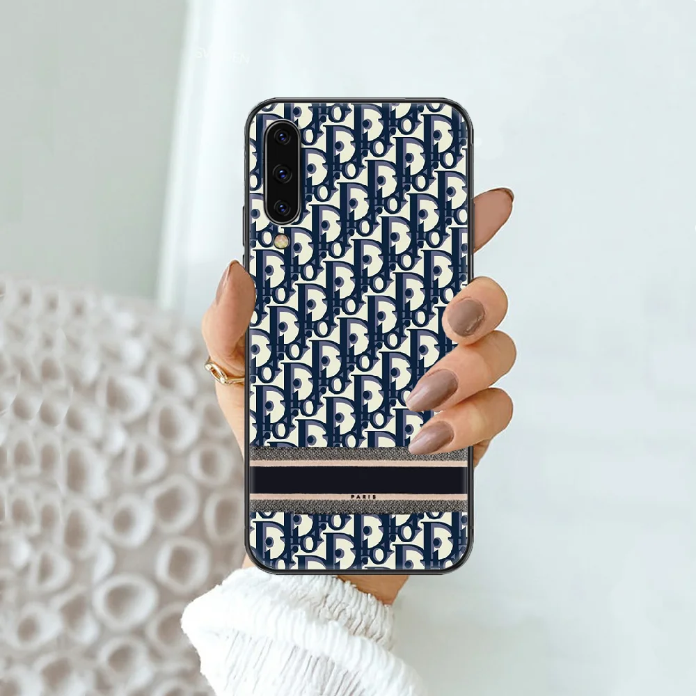 

France Luxury Brand Phone case For Samsung Galaxy A 3 5 7 8 10 20 21 30 40 50 51 70 71 E S 2016 2018 4G black silicone hoesjes