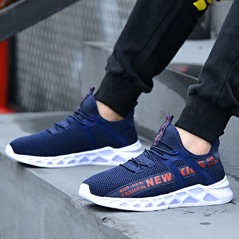 Новая детская повседневная обувь для мальчиков дышащие Нескользящие кроссовки