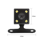 Камера заднего вида, 2,5 мм, стандартная камера заднего вида для автомобильного видеорегистратора, черная коробка, видеорегистратор, двойная запись, Aux, стерео, 5-контактное видео