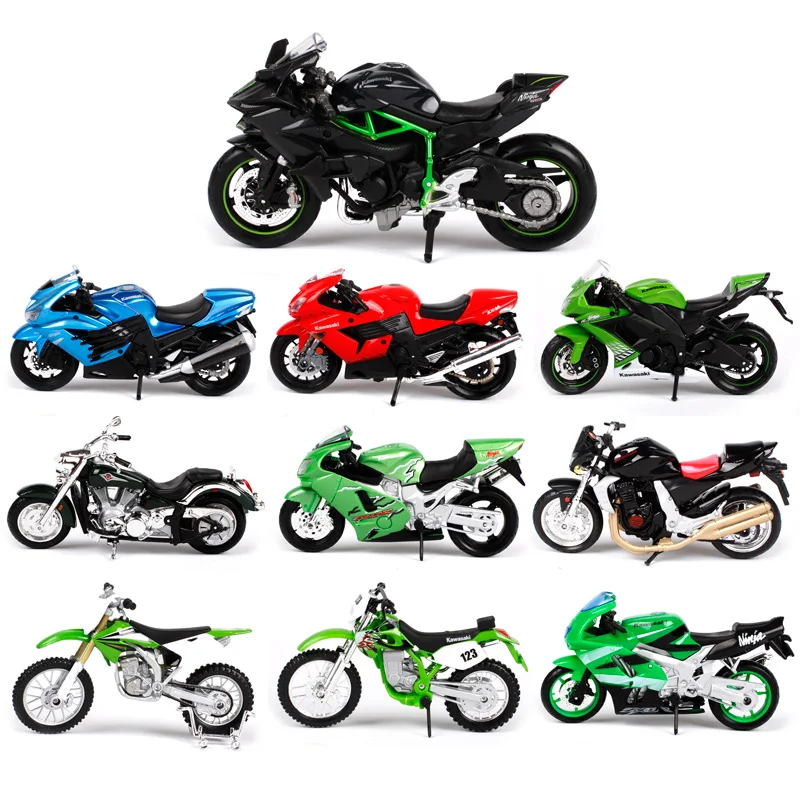 Maisto 1:18 Kawasaki ниндзя мотоцикл металлическая модель игрушки для детей подарок на
