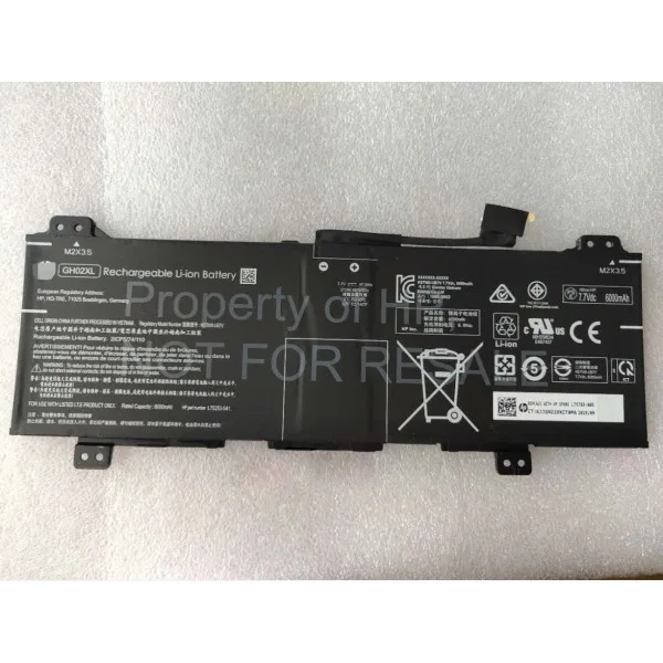 

UGB genuine Hp GH02XL HSTNN-UB7V L75783-005 L75253-541 7.7V 47.3Wh laptop battery