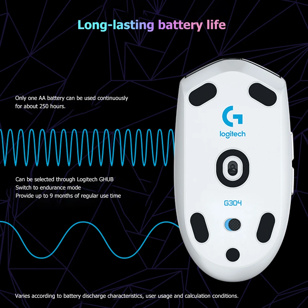 Logitech G304/G304 KDA LIGHTSPEED Wireless Gaming mouse lightweight portable HERO Sensor 12000DPI | Компьютеры и офис