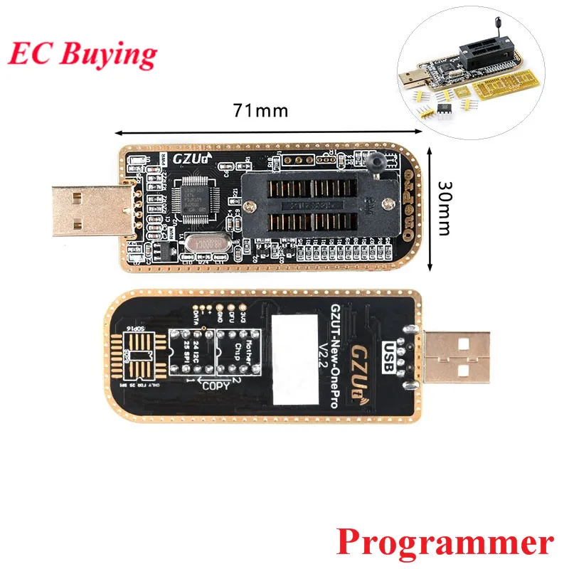 

Programmer USB Motherboard Routing LCD Multifunctional BIOS SPI FLASH 24 25 Read Write Burner