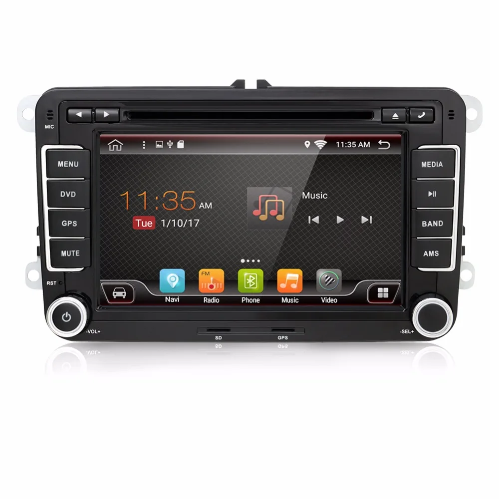 2 Din 7&quot Android 10.0 Car Multimedia Player For VW SAGITAR JATTA PASSAT CC TSI Radio 4 core 2+32GB Audio Stereo | Автомобили и