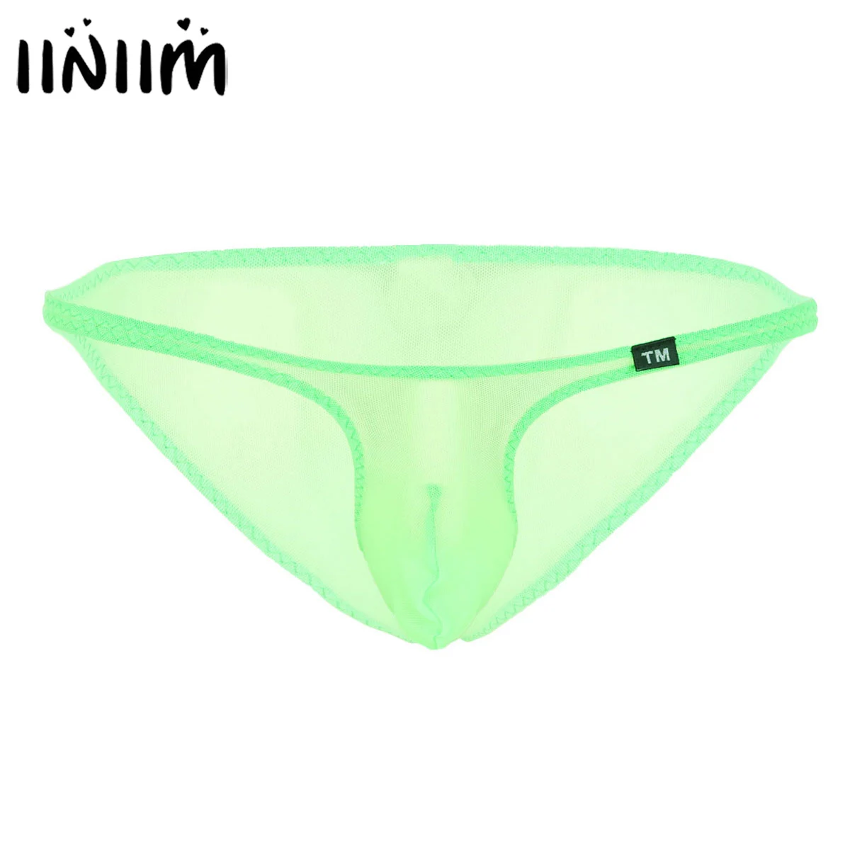 Мужские гей сексуальное женское белье трусики строка Homme прозрачный Бандаж дуга