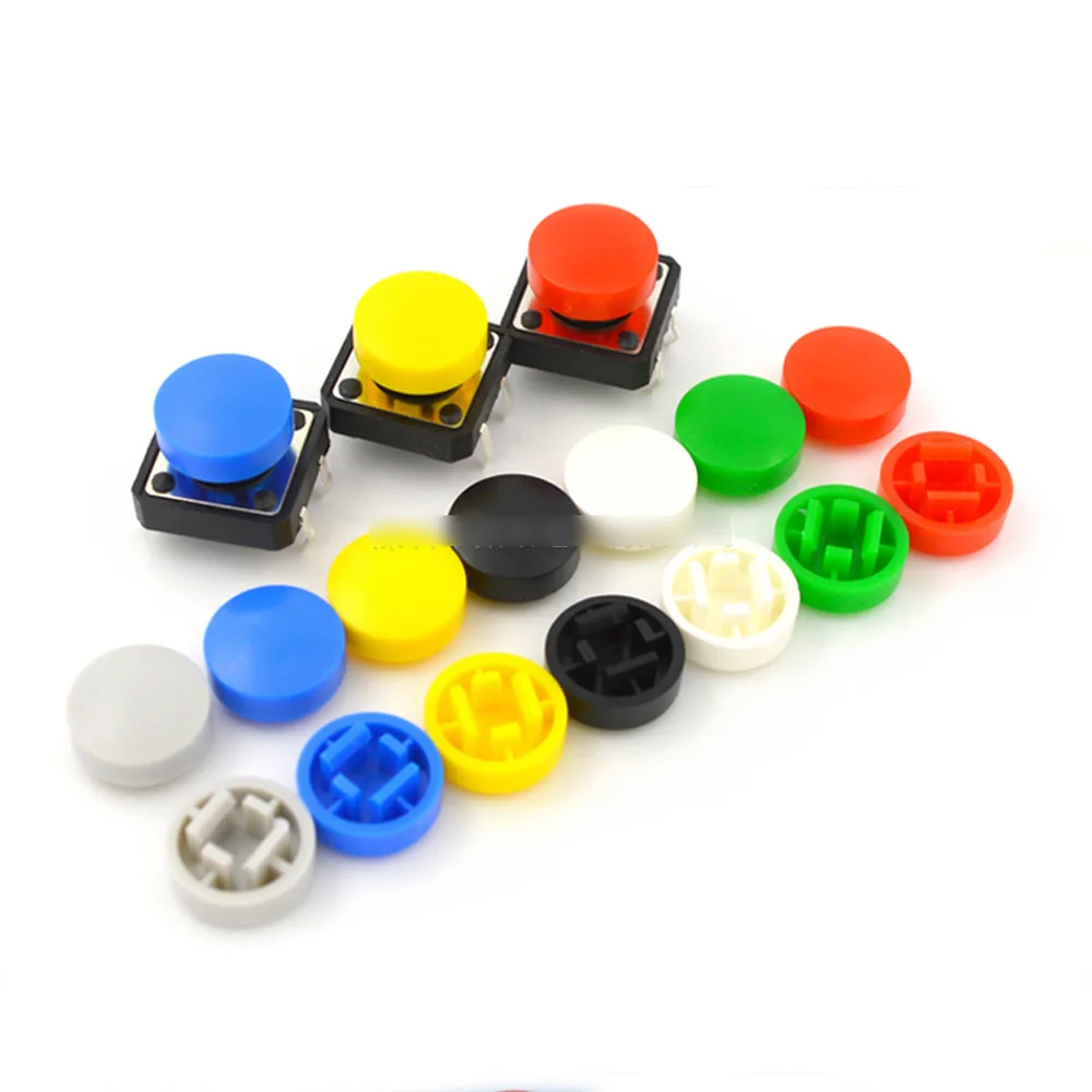 1000 шт. тактильная кнопочная крышка переключателя микро Крышка для 12*12*7 3 мм