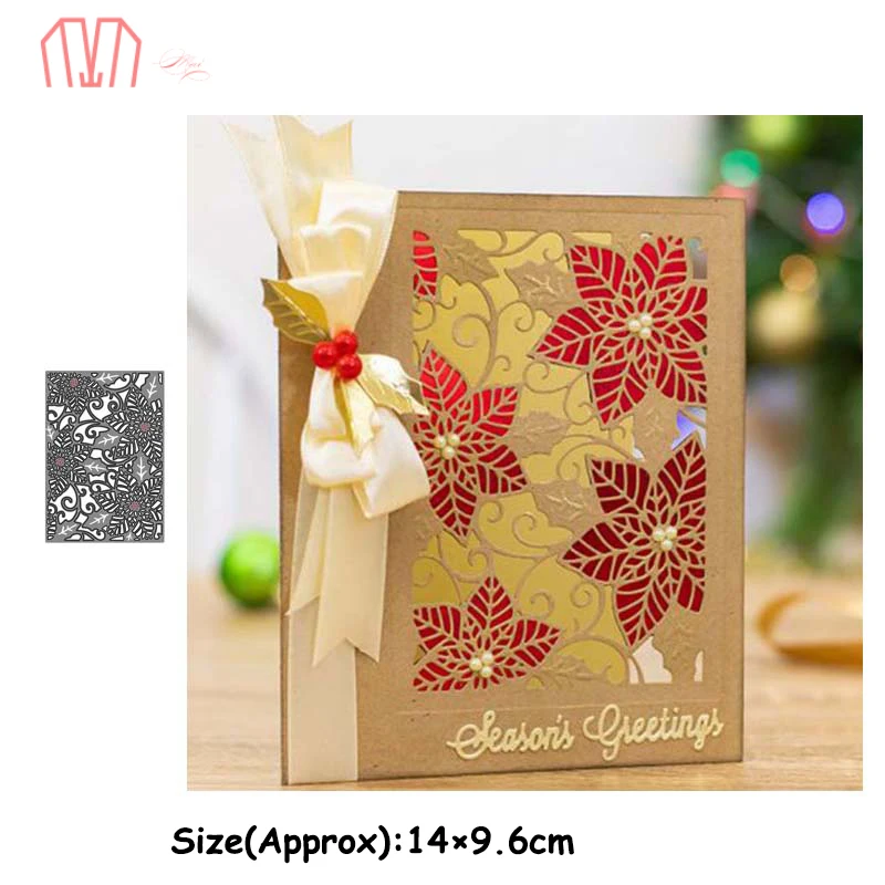 Рождественская рамка с подвеской Mai металлические штампы трафареты для сделай