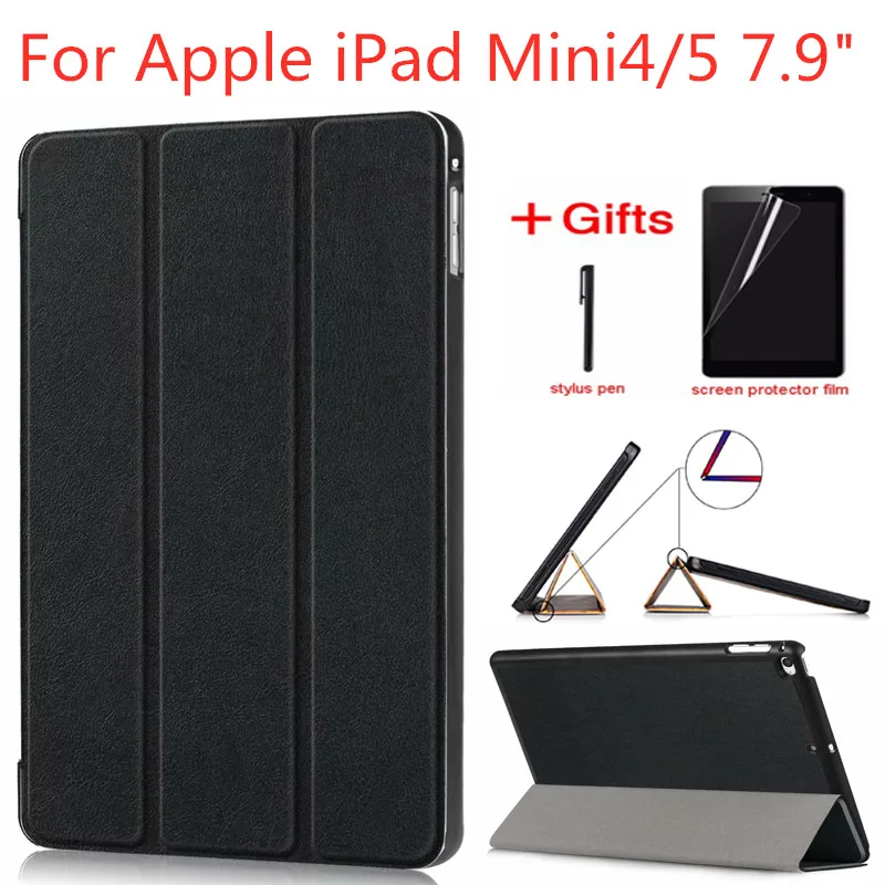 Чехол для нового iPad Mini 5 mini 4 2019 ПУ Магнитный смарт чехол планшета ipad A1538 A1550|Чехлы