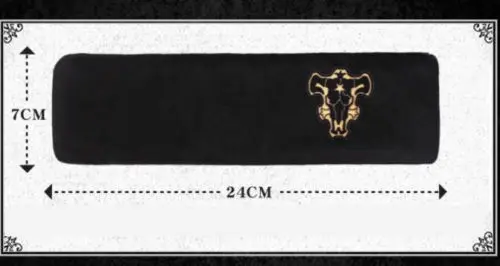 Повязка на голову с логотипом аниме черный клевер повязка Аста Юно головной