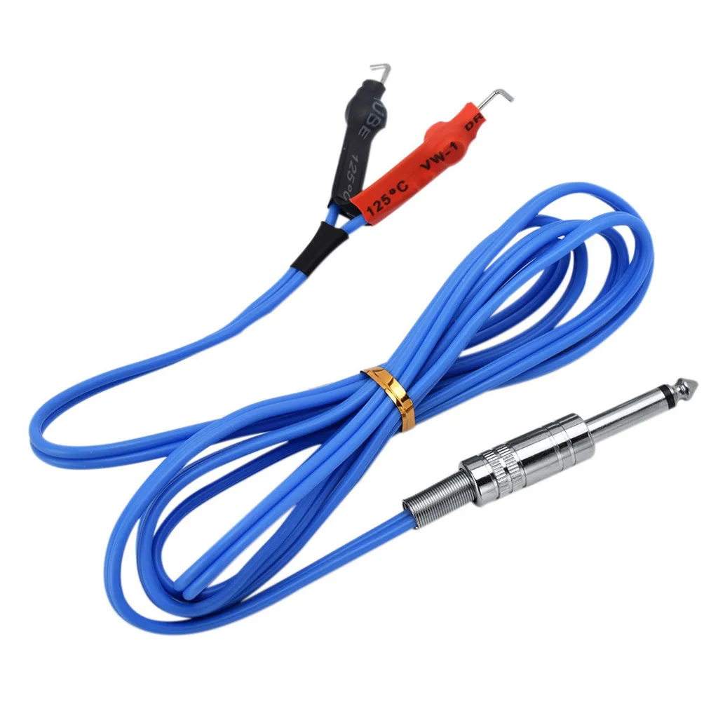 

Machine/Gun Power Supply Super Flexible Clip Cord Cable Blue