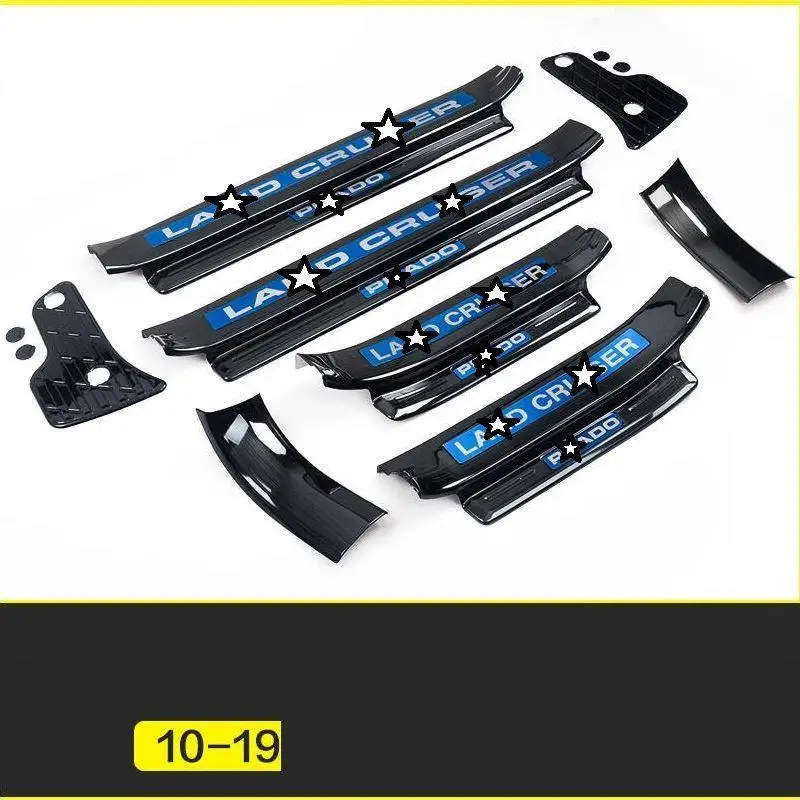 Car Chromium Decorative Rear Panels Foot Pedal Exterior Modification Trim 10 11 12 13 14 15 16 17 18 19 FOR Toyota Prado | Автомобили и