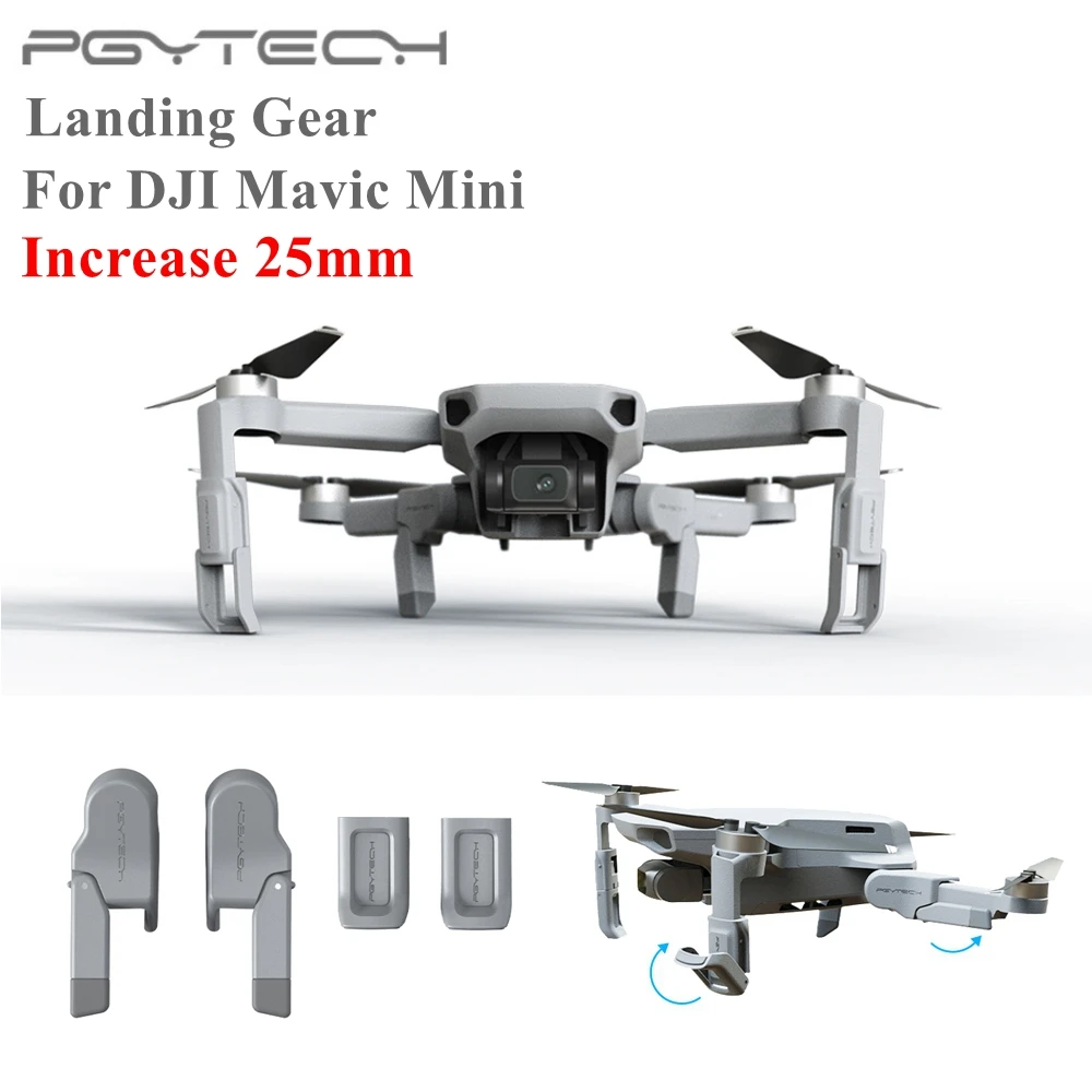 PGYTECH Mavic Mini 2 посадочная Шестерня ножка Нескользящая усиленная амортизирующая