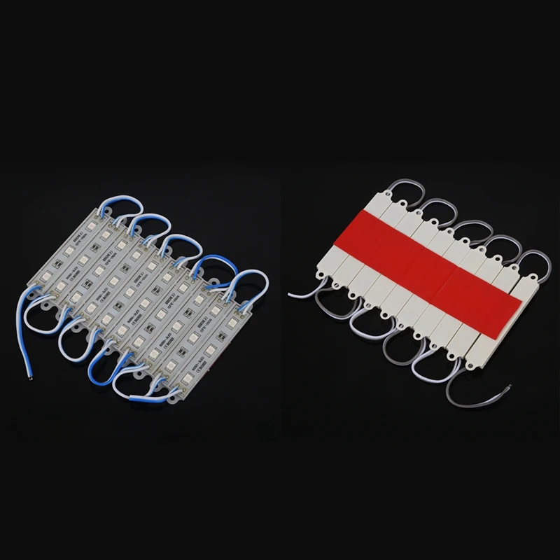Новинка 2 ряда 10 шт. 5050 SMD 3 светодиодный модуль Светодиодная лента