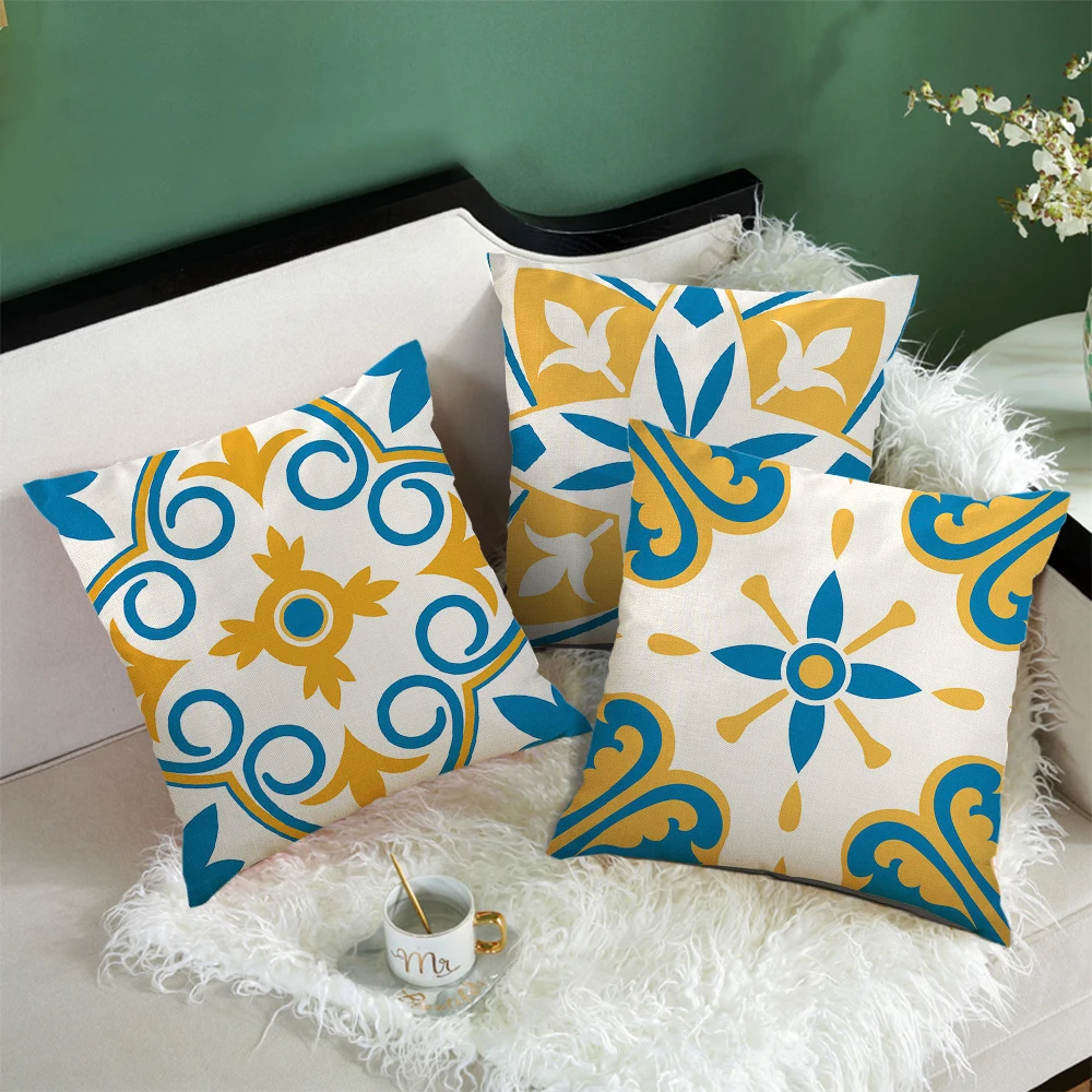 

Fuwatacchi Nordic pillow cover Morocco Decorative Cushion Covers Throw Pillowcases for Sofa Couch Chair Seat Bed Car Home Decor