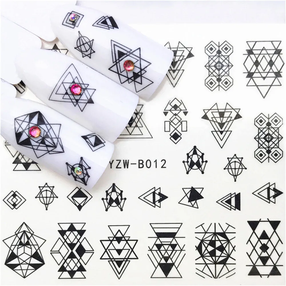 LOLEDE 1 Sheet Rabbit Nail Sticker Flower Water Transfer Decal Sliders for Art Decoration Tattoo Manicure Wraps Tool 1111 | Красота и