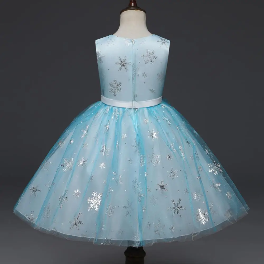 Детское платье для девочек летнее принцессы с цветами конкурса красоты дня