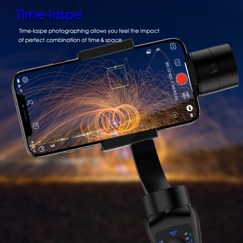 3 осевой ручной шарнирный стабилизатор активная дорожка с фокусировкой и зумом