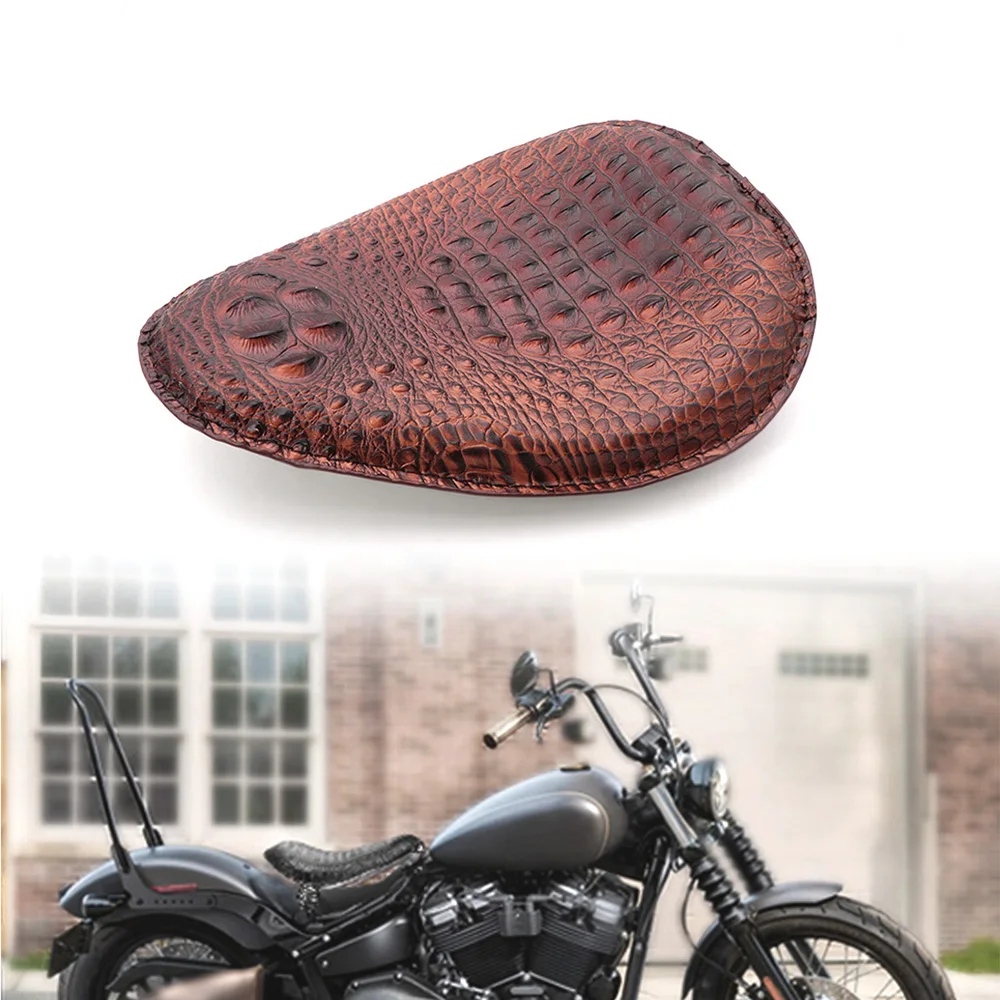 ZORBYZ мотоциклетное коричневое сиденье из искусственной кожи крокодила для Honda