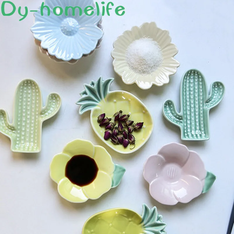 Керамическая приправа в форме цветка фрукта|Соусники| |