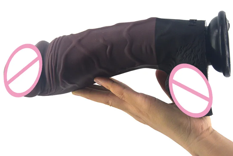 Анальная пробка огромный реалистичный фаллоимитатор силикон всасывание пениса 2