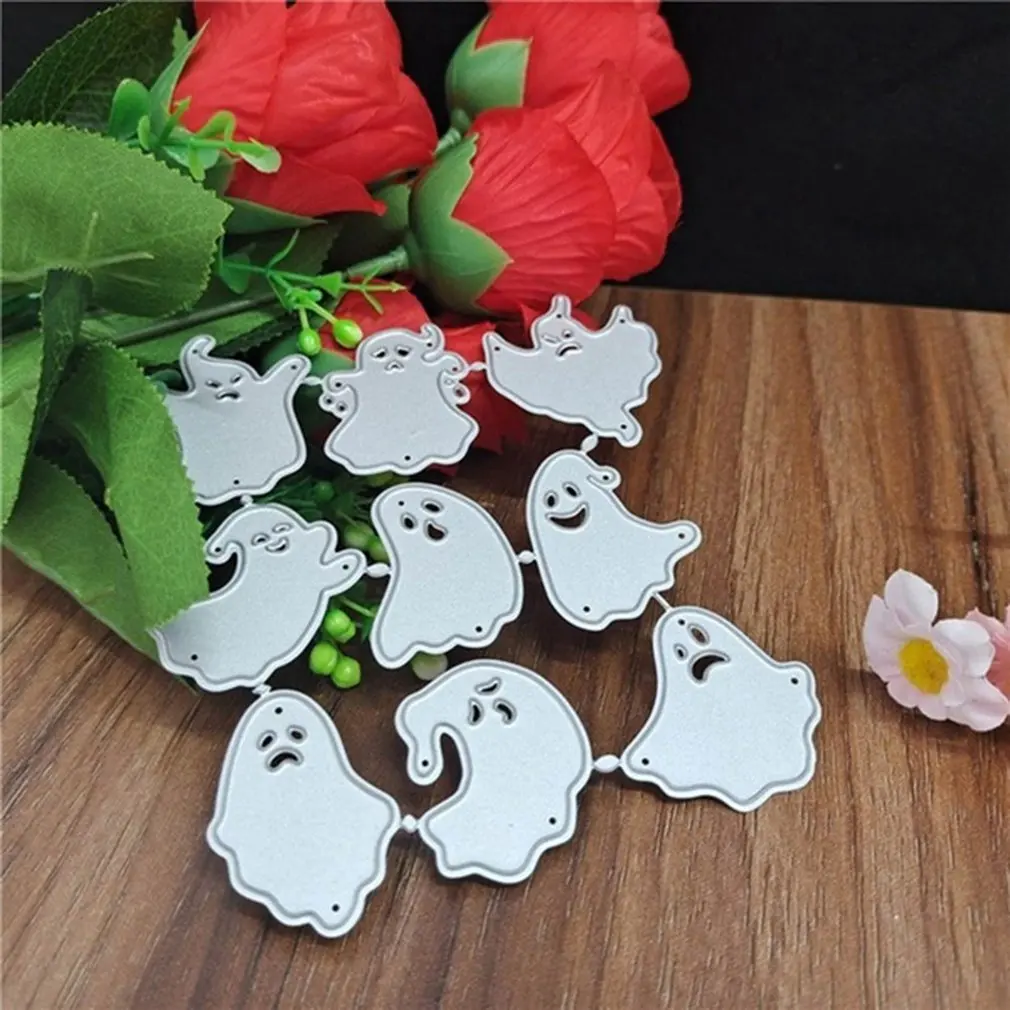 

Halloween Cookies Cutters Ghost ghost stainless steel cutter mold Halloween Party DIY Baking Decor Children'S Embossing Craft