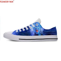 mens casual shoes cartoon cute funny megamind lace up canvas strap ladies casual man shoes comfortable