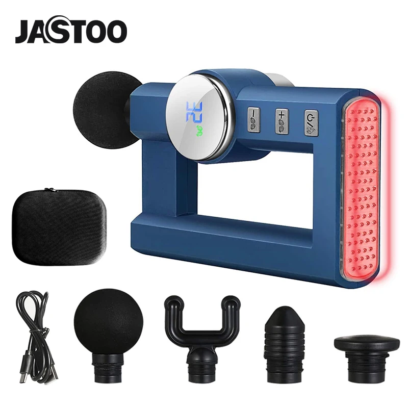 Массажный пистолет с функцией горячего компресса портативный и тихий