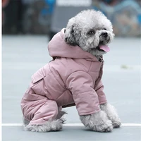 pet winter clothes dog apparel small dog costume jumpsuit thicken warm coat jacket yorkshire pomeranian poodle puppy clothing xl