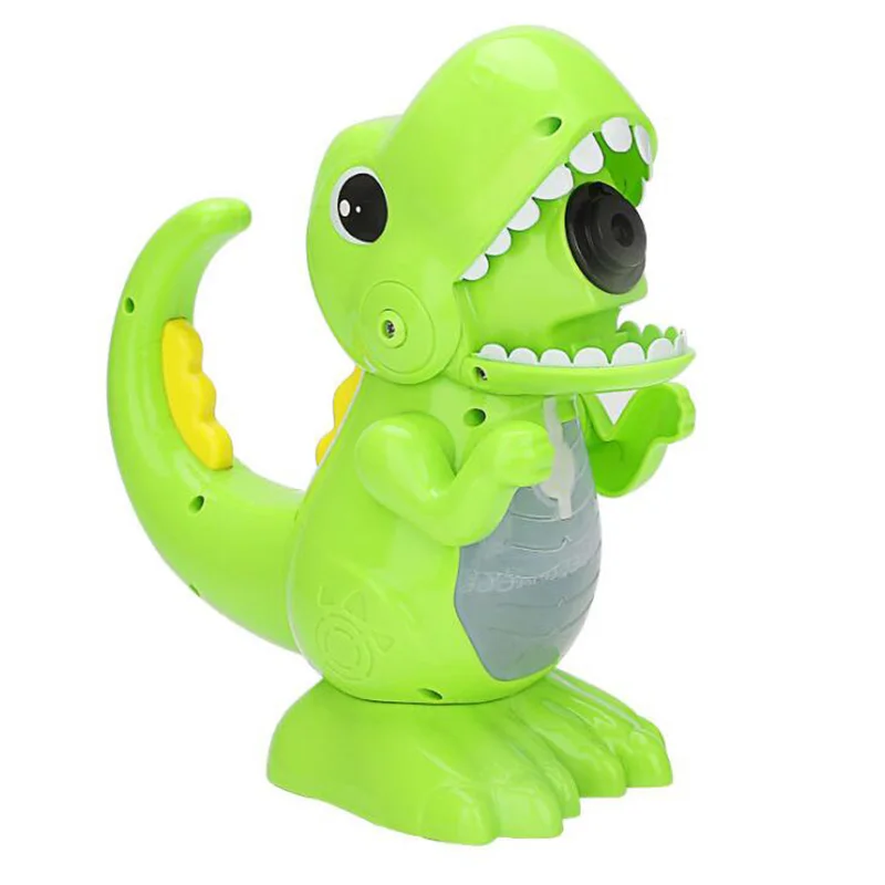 

V11 Dinosaur Bubble Machine Cute Cartoon Animal Automatic Funny Model Electric Summer Outdoor Blow Bubbles Gifts Toys for boys