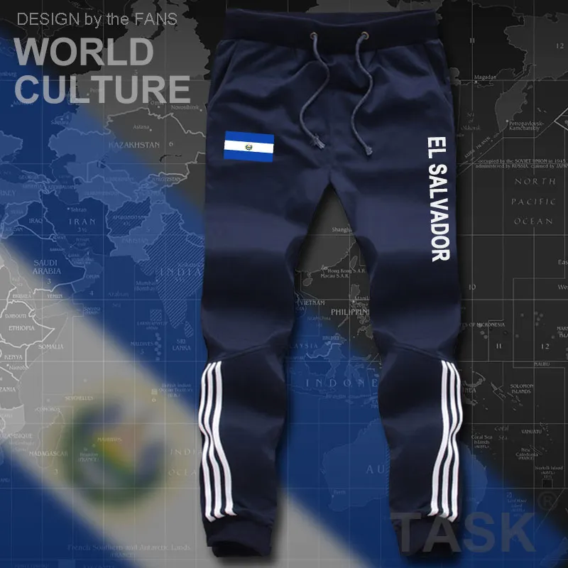 

Plus M-8XL El Salvador Mens Shorts Beach Man men's Board Shorts Flag Workout Zipper Pocket Sweat 2021 Cotton Salvadoran SLV