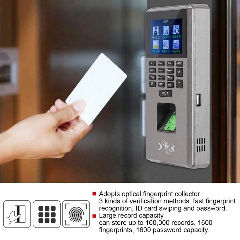

Newest Fingerprint Access Control, Sturdy Wear-Resistant Employee Checking-in for Professional Use for Factory for Enterprises