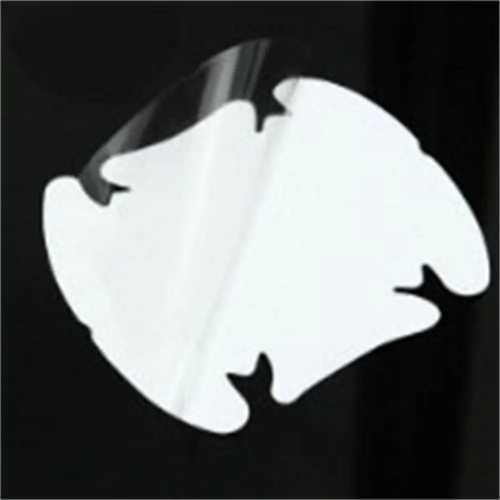 

4 Pieces/Set Of Door Stickers Carbon Fiber Scratch Proof Cover Car Handle Protective Film Exterior Styling Accessories Scratch