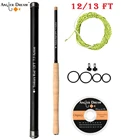 Комплект для ловли нахлыстом Tenkara, леска из углеродного волокна IM8, 12  13 футов